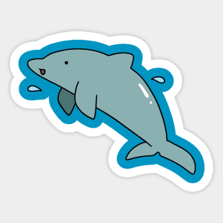 Dolphin Splash Sticker